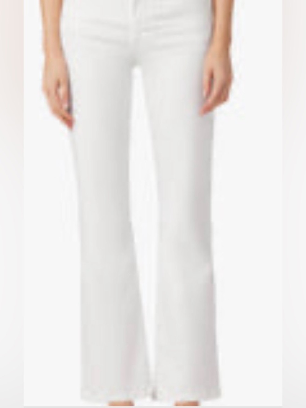 Joe’s Jeans THE CALLIE Cropped Bootleg Jeans, White, Size 31